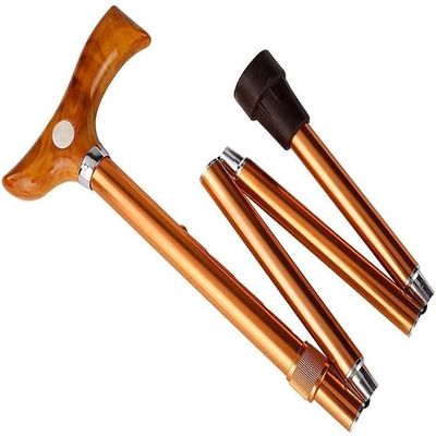 Adjustable Walking Cane for Seniors, Non-Slip, Height-Adjustable, Lightweight Aluminum, Foldable and Telescopic