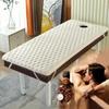 LXJDDLD Beige Massage Table Mattress Topper with Face Hole, 70 x 180 cm, 6 cm view 1
