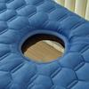 LXJDDLD Beige Massage Table Mattress Topper with Face Hole, 70 x 180 cm, 6 cm view 3