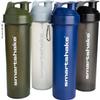 Smartshake Lite 4-Pack Unisex Protein Shaker Bottle, 800 ml | 27 oz, Leakproof Screw-Top Lid, BPA-Free, Fog Gray, Army Green, Black, Navy Blue view 1