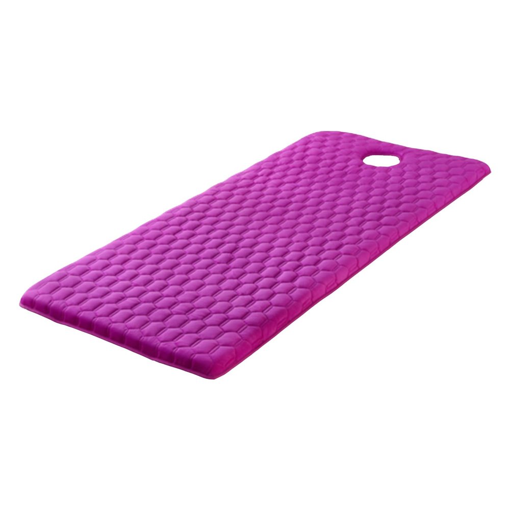 LXJDDLD Purple Massage Table Mattress Topper with Face Hole, 60 x 180 cm, 2 cm
