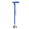 Smart Multifunctional Lighted Walking Cane, Telescopic, Adjustable, Lightweight, Blue view 1