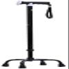 Canes Solid Wood Walking Cane with Height-Adjustable Quad Base view 1