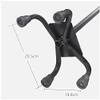 Canes Solid Wood Walking Cane with Height-Adjustable Quad Base view 4