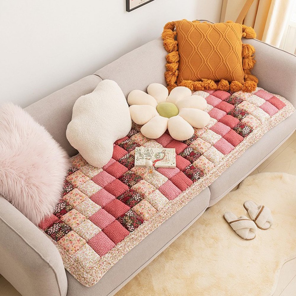 FUYAO Bohemian Patchwork Couch Cover