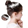 FOMIYES 3-Piece Elegant Bridal Hair Comb Set for Women view 3