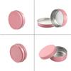 BPZXL 12-Pack 60 mL Pink Aluminum Tins with Screw Lids view 3