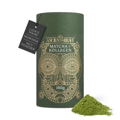 Ancient + Brave Matcha + Collagen | 150 g | 25 Recommended Servings