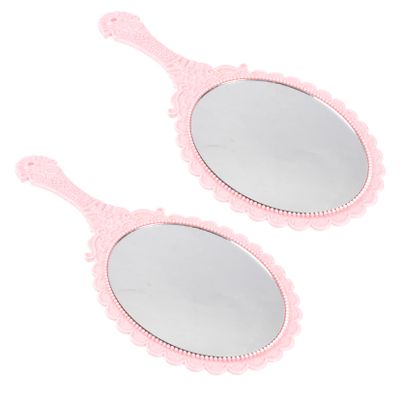 Beavorty 2-Piece Vintage Folding Hand Mirrors