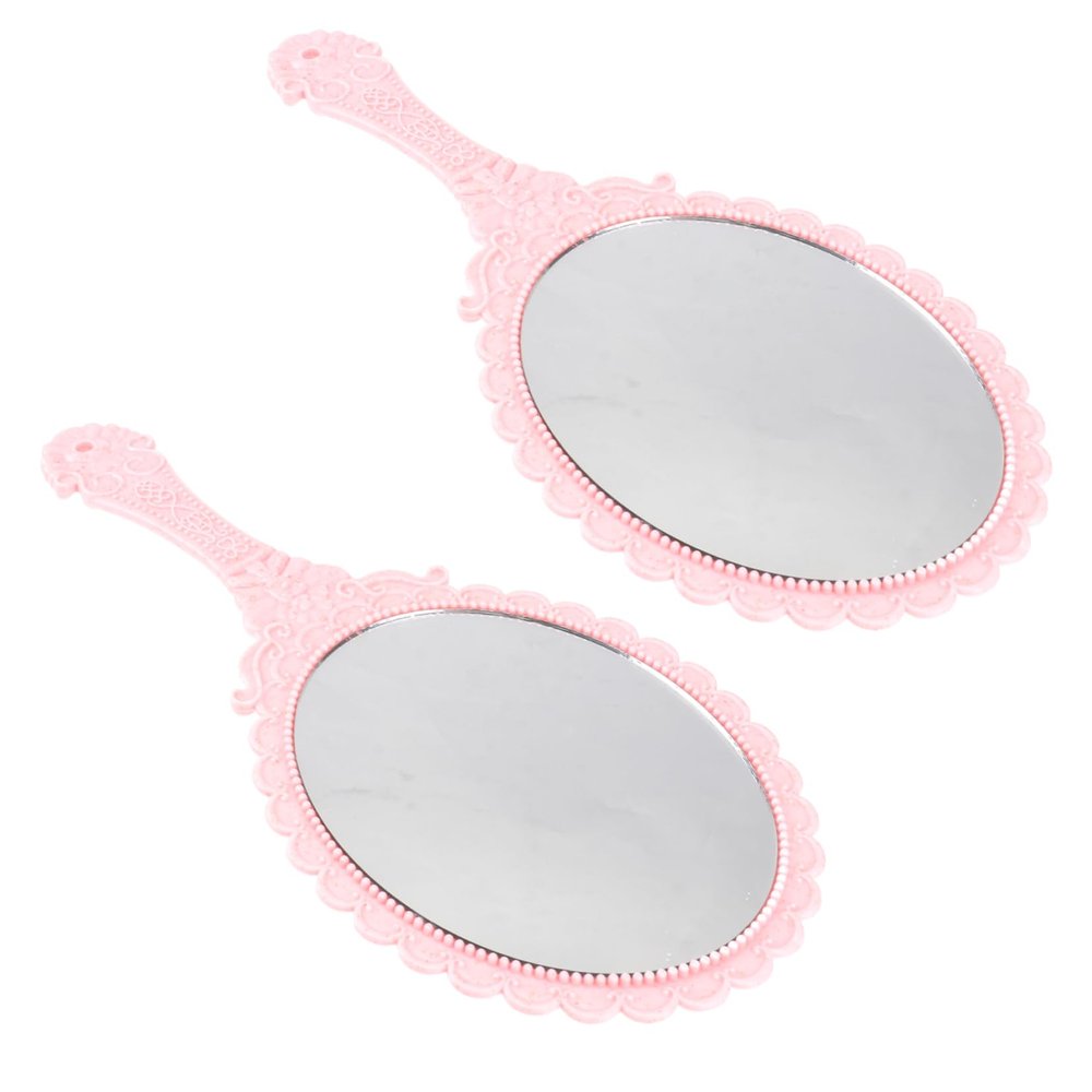 Beavorty 2-Piece Vintage Folding Hand Mirrors