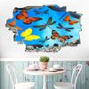 3D Butterfly & Dragonfly Wall Decal, 75 x 50 cm view 3