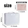 Queboom Travel Makeup Bag, Light Gray view 2