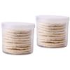 FOMIYES 2 Sets of Luffa Makeup Remover Facial Cleansing Pads, 20 Pieces view 1