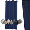 Thermal Privacy Curtain 274 x 132 cm, Soft Blackout Curtain, Jewel Blue, 1 Piece (H x W) view 1