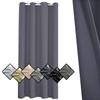 Privacy Curtain Panel 160 x 140 cm, Insulating, Dark Gray, 1 Piece (H x W) view 1
