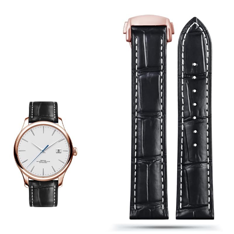 CEKGDB Genuine Leather Strap for Omega Seamaster 300, 150, Speedmaster 007, AT150, Brown, 20/22 mm, Achat