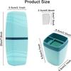 Pumuky 3-Piece Toothbrush Case and Travel Rinse Cup Set view 2