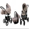 BabyLux 3-in-1 Stroller Set – Qbaro, Carrycot, Sports Seat, Infant Car Seat, Changing Bag, Rain Cover & More view 1