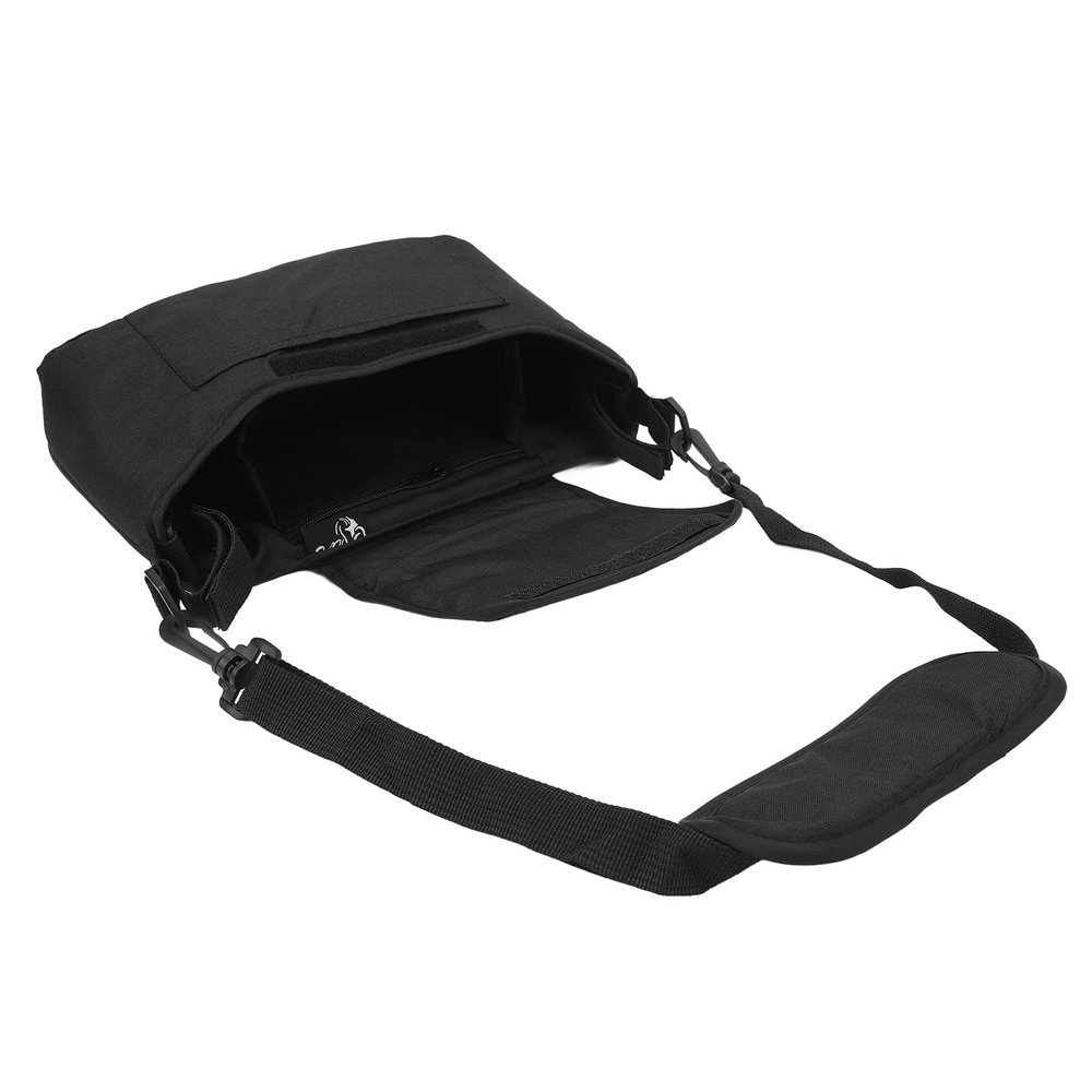 Keenso Stroller Hanging Bag, High Load Capacity, Large Capacity, Snap Closure, Multipurpose Stroller Travel Bag, Oxford Fabric for Camping (Black)
