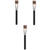 FOMIYES 3-Piece Professional Flat-Head Brushes for Foundation and Powder, High-Quality Cosmetic Brushes for Women, for Daily and Professional Use view 1