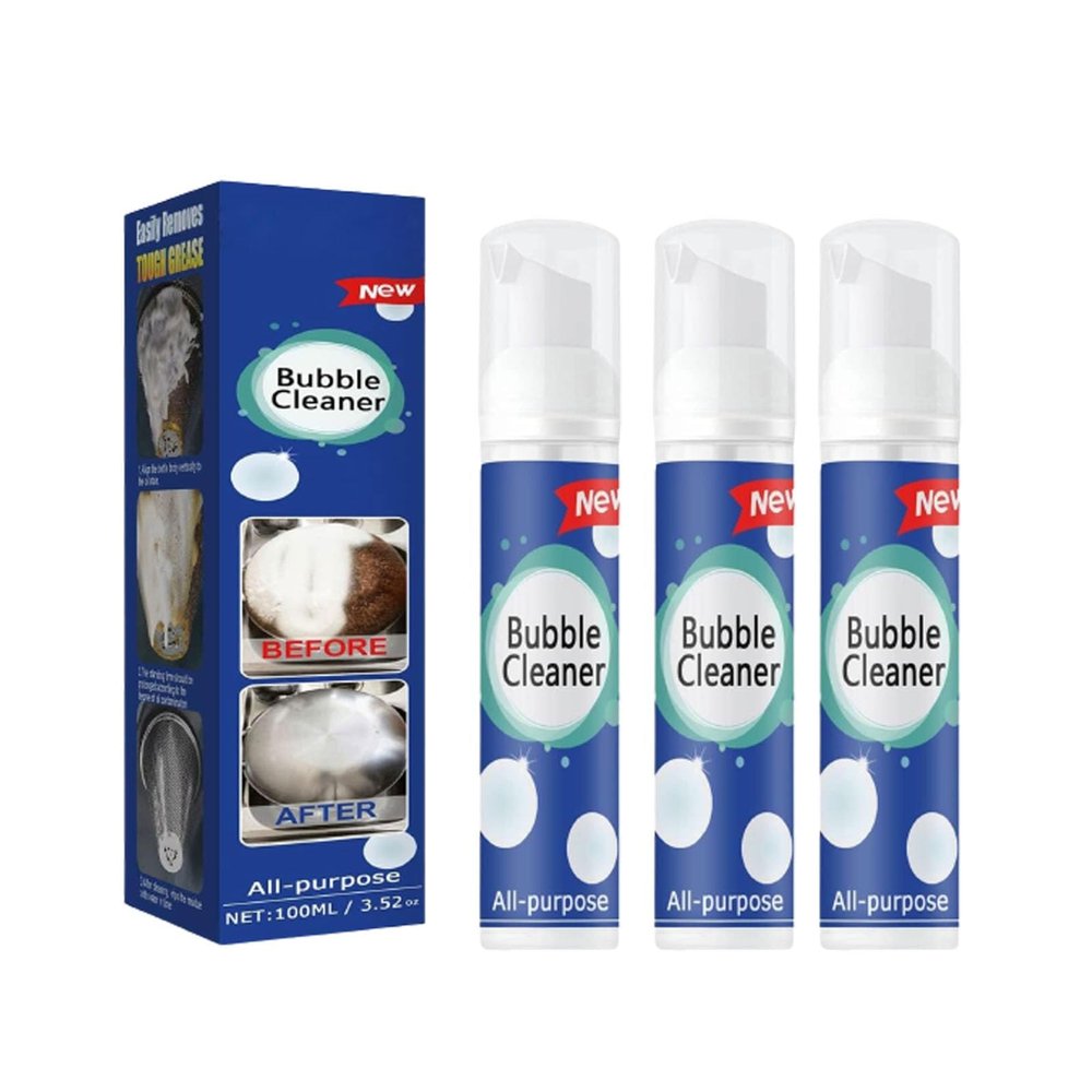 100 ml Easyoff Kitchen Bubble Cleaner, Easy-to-Remove Bubble Cleaning Spray, Foaming Cleaner