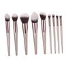 T-09-007 Makeup Brush Set, Wooden Handle, Nylon Bristles, 9-Piece view 1