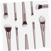 T-09-007 Makeup Brush Set, Wooden Handle, Nylon Bristles, 9-Piece view 2