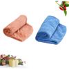 FRCOLOR 2-Piece Quick-Dry Hair Towels, Brown and Blue view 3
