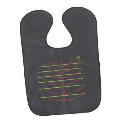 Beavorty Reusable Rubber Hairdressing Cape, Black