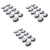 Beavorty 15 Pairs of Natural-Looking Eyelash Extensions with Clear Band view 1