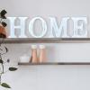 WOODOUNAI Rustic White Wooden Letter, Unpainted Wall Letter, Decorative Retro Sign for Crafts, Home, and Party Projects (N) view 3
