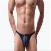 Yorggvel Men's Sexy Mesh Lace G-String Thong, Low-Rise, Royal Blue (S) view 2