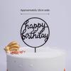30-Piece Acrylic Cake Toppers, Color B view 2