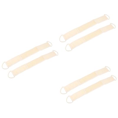 minkissy 6-Piece Loofah Bath and Body Scrubber Brush Set