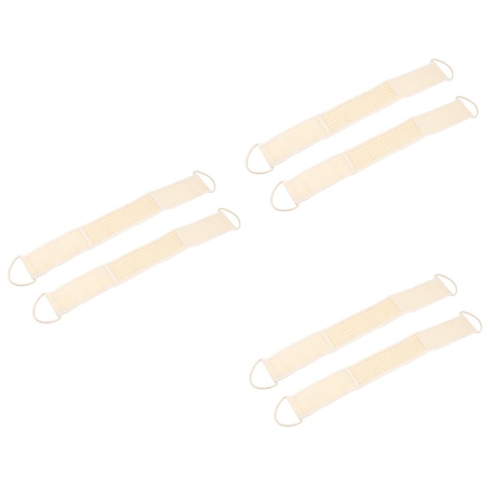 minkissy 6-Piece Loofah Bath and Body Scrubber Brush Set