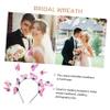 Abaodam 4 Sets Butterfly Hair Clips and Headbands for Women, Fashionable Headwear for Banquets, Weddings and Parties view 2