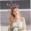 Abaodam 4 Sets Butterfly Hair Clips and Headbands for Women, Fashionable Headwear for Banquets, Weddings and Parties view 3