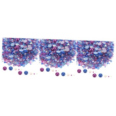 FOMIYES 3-Piece Decorative Nail Charms