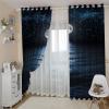 GOKSEL Blackout Curtains, 2 Panels, 117 W x 138 H cm, Ocean & Moon view 1