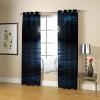 GOKSEL Blackout Curtains, 2 Panels, 117 W x 138 H cm, Ocean & Moon view 3
