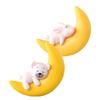 Uonlytech 8-Piece Floating Moon Decorations for Aquariums view 3