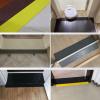 GODARM Wheelchair Curb Ramp, Plastic Threshold Ramp, Non-Slip Triangular Mat, Black, 99 × 16 × 7.5 cm view 4