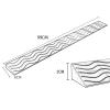 GODARM Plastic Threshold Ramp for Wheelchairs and Robot Vacuums, Non-Slip Triangle Mat, Black, 99 × 8 × 2.0 cm view 2