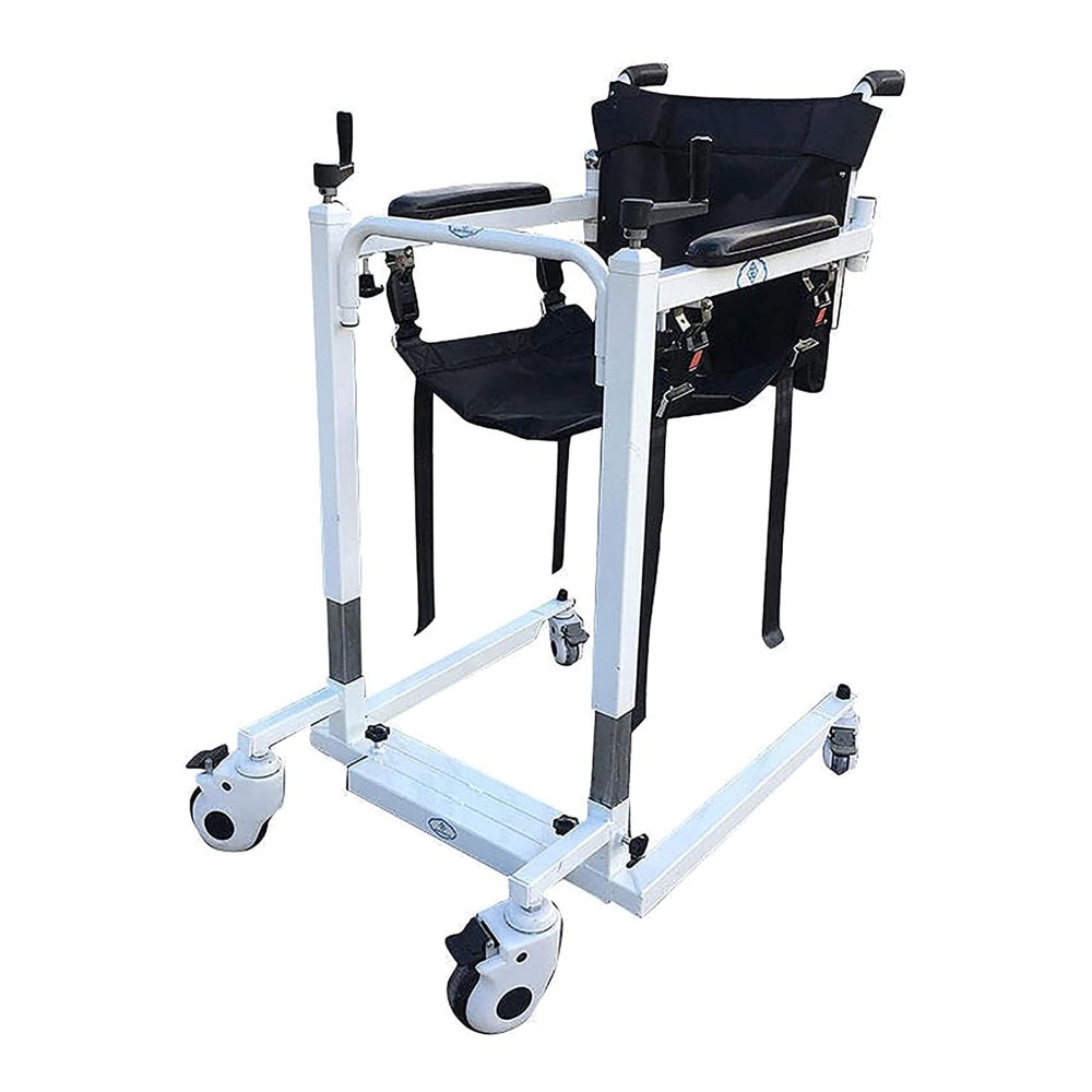 EYPKPL Patient Lift Transfer Wheelchair with Padded Seat
