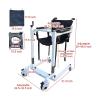 EYPKPL Patient Lift Transfer Wheelchair with Padded Seat view 2