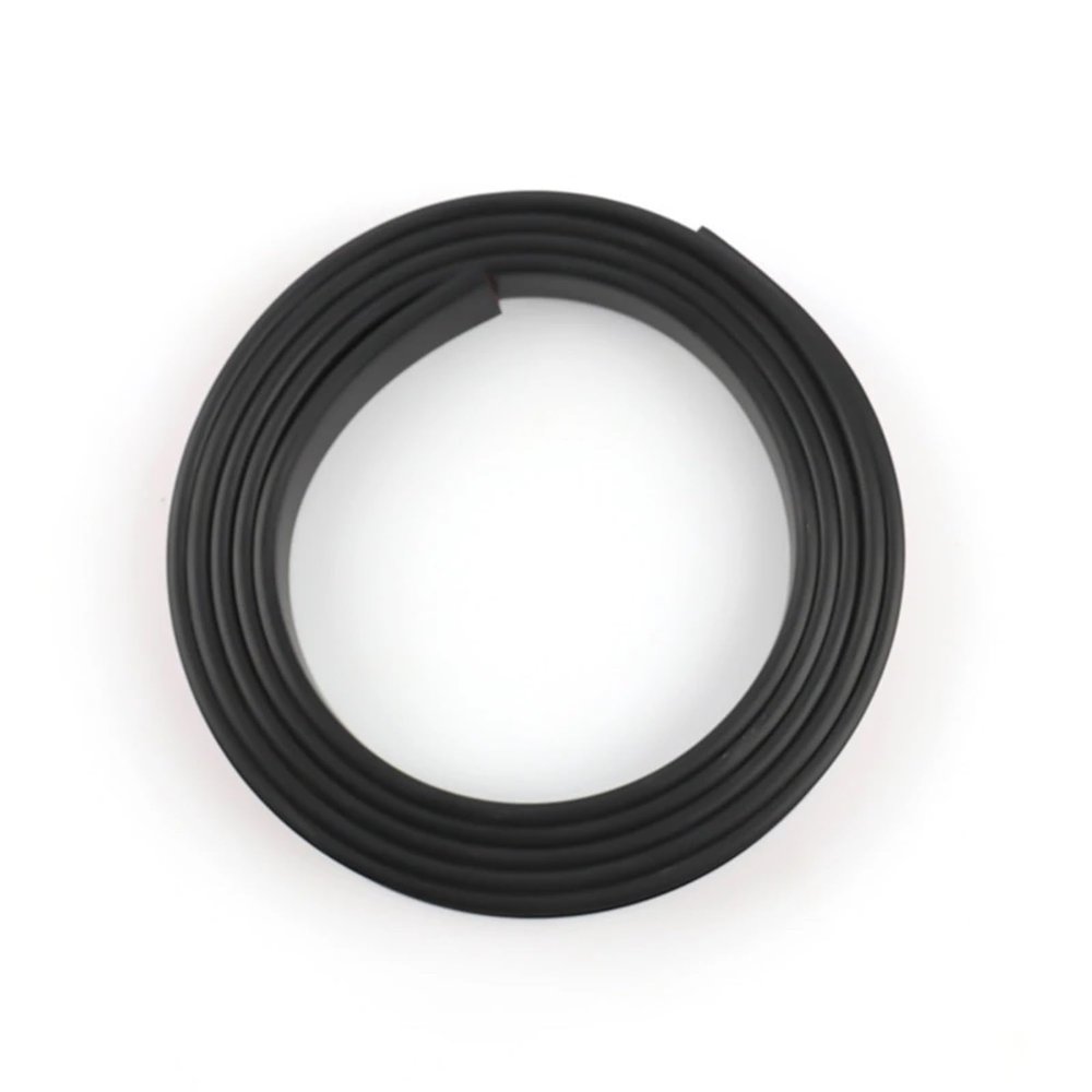 HKYBCF U-Shaped TPE Furniture Edge Banding, 940 mm, Black, 1 m, U 40 mm