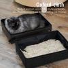 BEIJIALY Portable Cat Litter Box with Lid, Leakproof, Waterproof, Collapsible view 3
