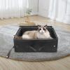 BEIJIALY Portable Cat Litter Box with Lid, Leakproof, Waterproof, Collapsible view 4