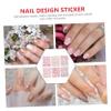 minkissy 12 Sheets Self-Adhesive Nail Stickers with Heart Design view 3