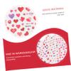 minkissy 12 Sheets Self-Adhesive Nail Stickers with Heart Design view 4